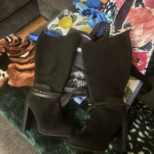 Torrid Elegant Black Heeled Boots